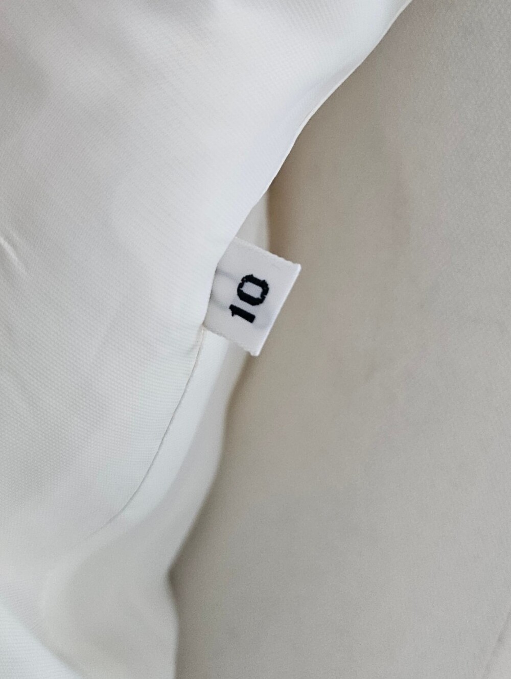 Christian Dior Ivory Double Breasted Blazer Silk Wool Vintage USA Size 10 - Picture 10 of 13